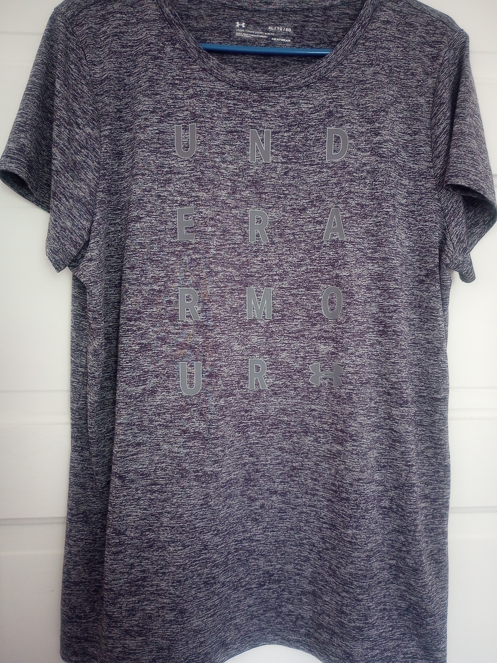 Under Armour Women’s Heathered Purple Graphic Short Sleeve Tee
